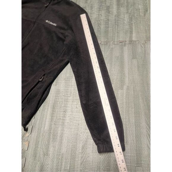 Columbia Full Zip Jacket Men’s Sz L Dark Gray Fleece - Picture 4 of 6